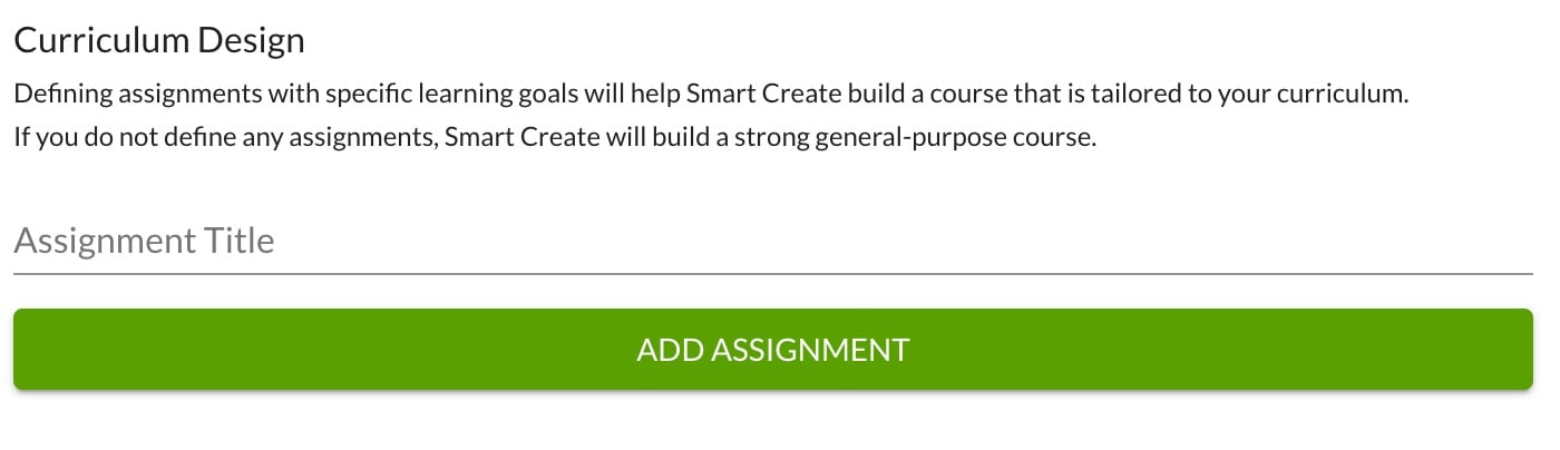 AI-Driven Curriculum Design Feature for Cerego's Smart Course Create